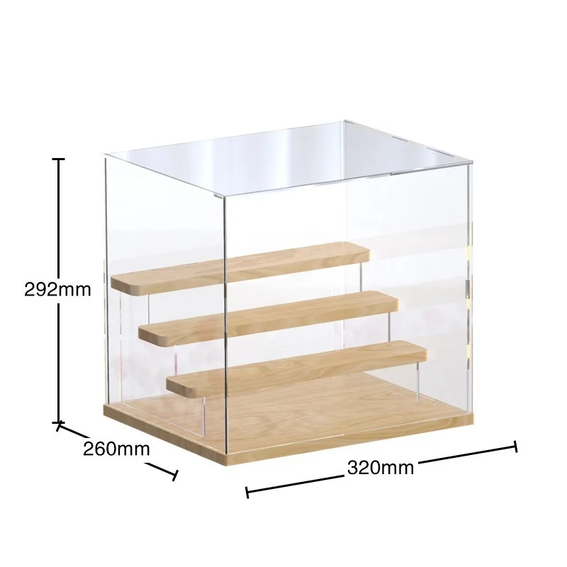 2024 wholesale anime figure sexy display case- Transparent, Sturdy Doll Organizer