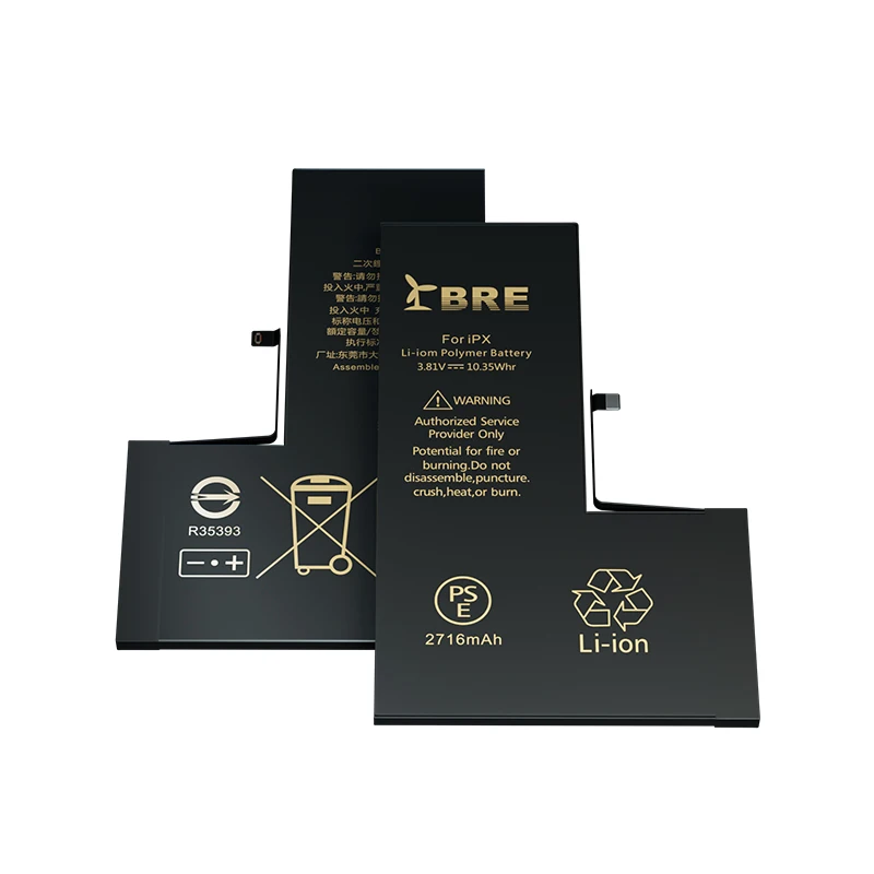 OEM 2716mah  battery smartphone mobile cellphone battery for iphone X