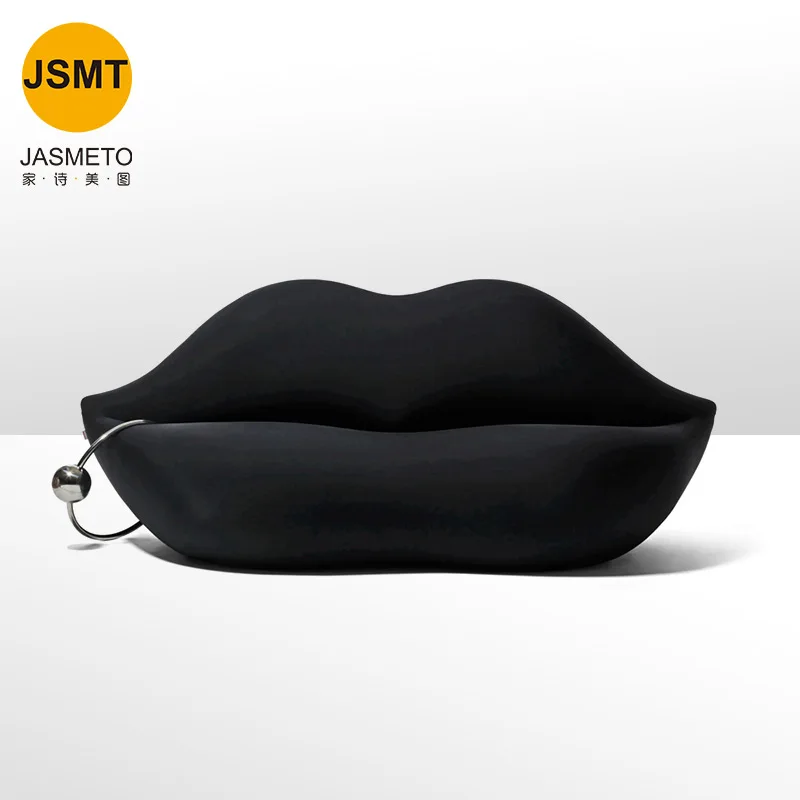 Designer creative red lip sofa shaped personalized leisure clothing shop hotel lounge area art lip sofa chair