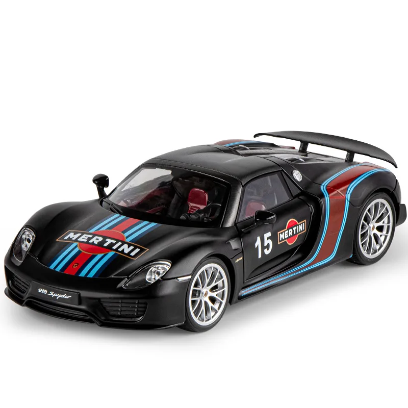 OK 1:18 918 Martini Painted Limited Edition Alloy Diecast Car Model Collection of Hobby Ornaments Sound & Light Serie Gift