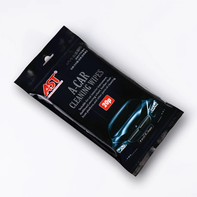 
lemon fragrance high quality car interior cleaning wet wipe 