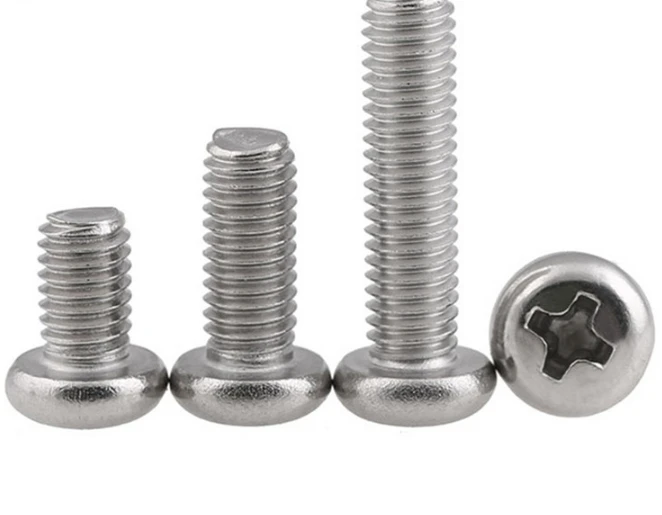 Factory direct stainless steel fasteners bolts 6#-32 8#-32 Stainless steel 304 US made Phillips pan head machine screws
