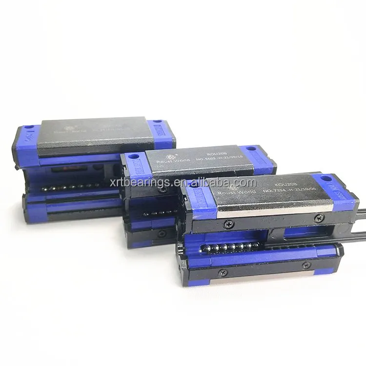 Germany ROUST Linear Guideway ROU15 ROU20 ROU25 ROU30 ROU35 ROU45 ROU55 ROU65 Linear Motion Guide Rail Linear Guides