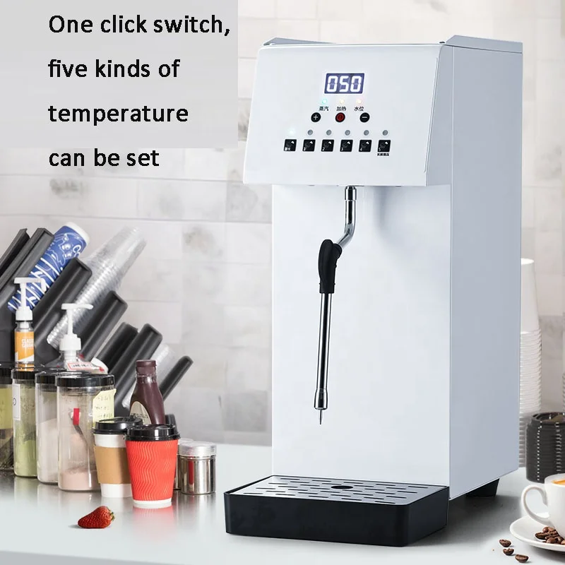 Stainless Steel Milk Bubble Steamer Professional 5L Boiler Mini Milk Frother Commercial Milk Foamer For Coffee Shop Equipment