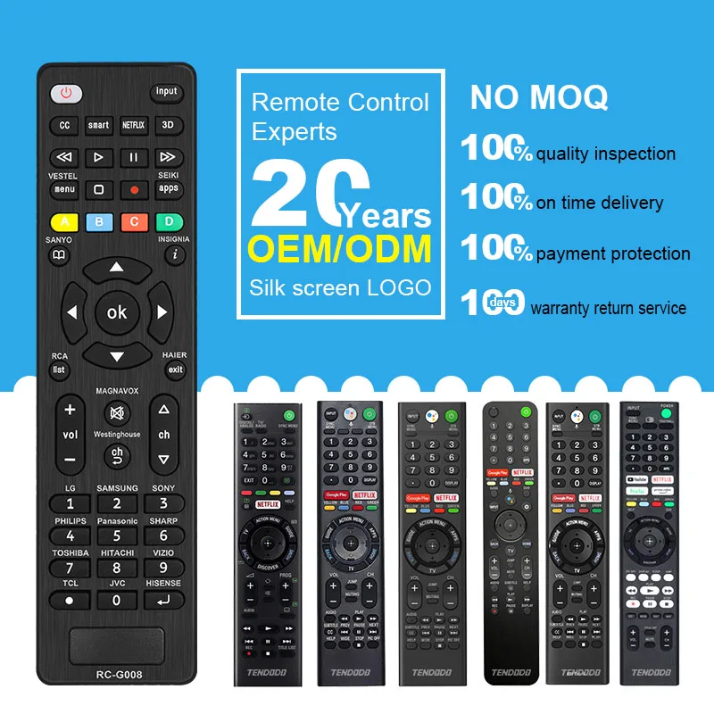 Smart Universal TV Remote Control for LG Samsung TCL Philips Vizio Sharp Sony Panasonic Sanyo Insignia Toshiba Controller