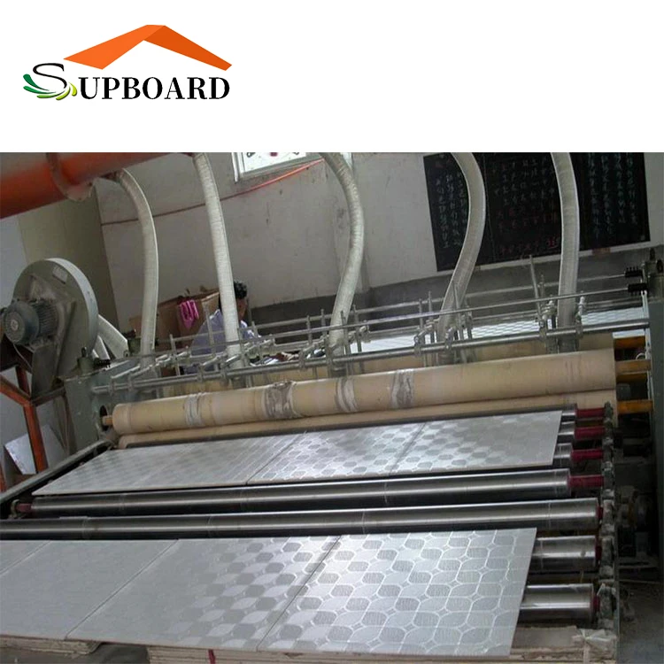 PVC Gypsum Ceiling Tiles Vinyl Coated Gypsum Panel