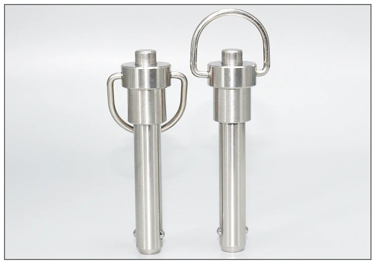 1Pc Quick Release Pin Bolt Ball Head Quick Lock Pin Plug with Ring Handle Pull Stainless Steel PIN Diameter 6/8/10mm