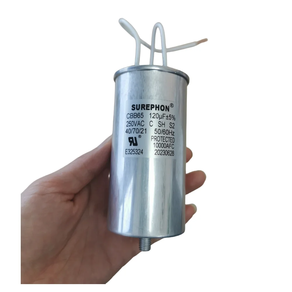 Self healingP2 S2 explosion protective aluminum case motor run oval CBB65 capacitor