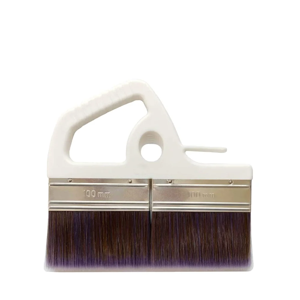 8 Inch, Wide Brush for Floor, Wallpaper Paste and Doors, Soft Synthetic Bristle with Ergonomic Handle Large Paint Brush