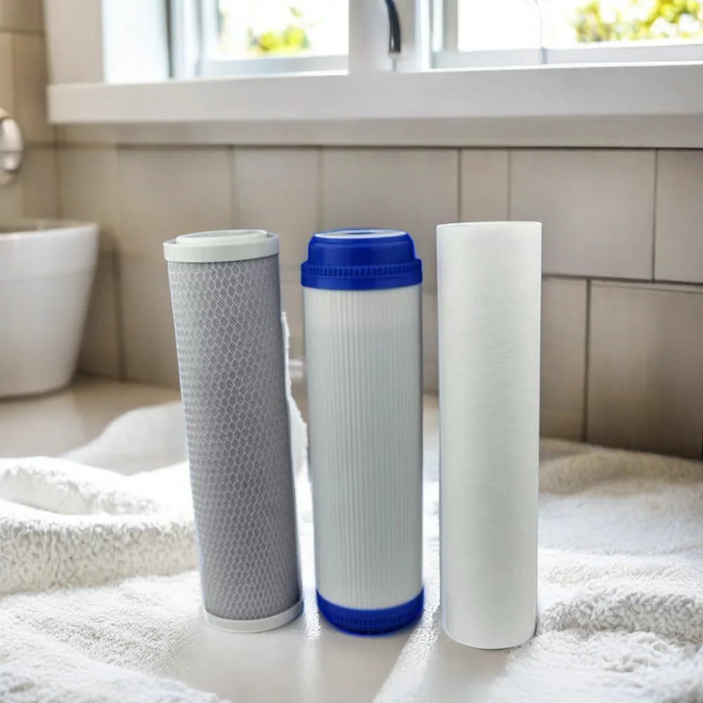 3-Stage Pre-Purifier Water Cartridge for Home Use PP+CTO+UDF under Sink Water Treatment Appliances