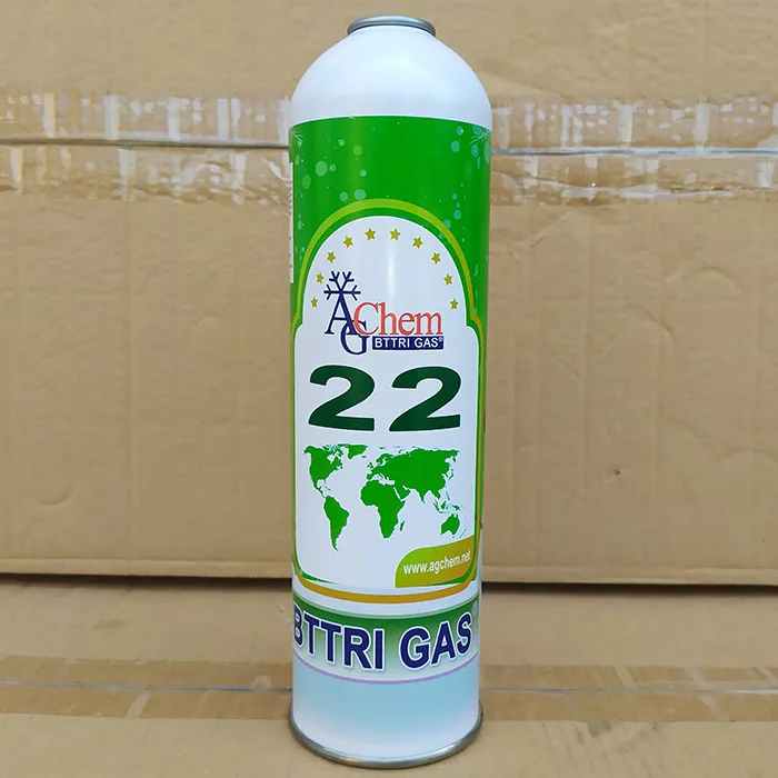 Refrigerant gas, R22 refrigerant gas empty can for car AC