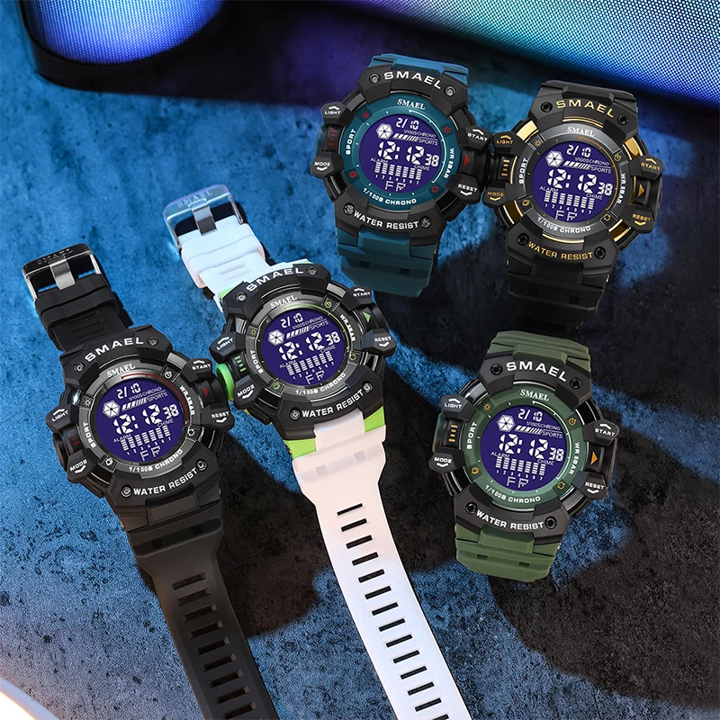 SMAEL watch 8050 digital sports watch waterproof men digital watch