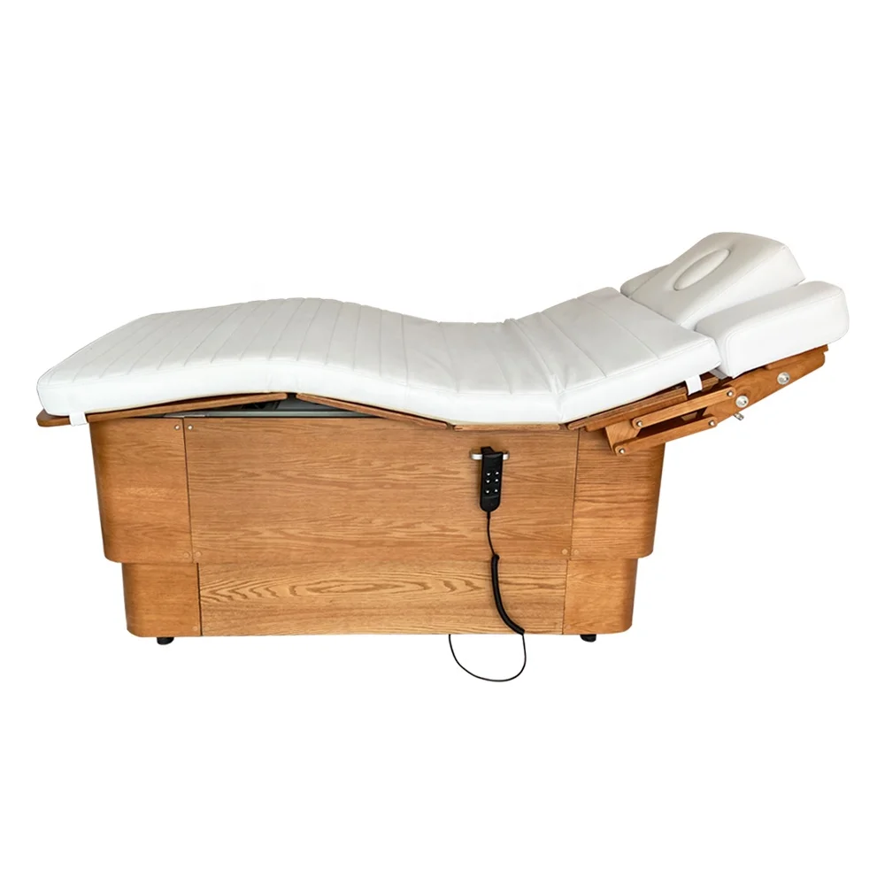 Electric Cosmetology Chair Electric Beauty Facial Massage Couch Bed Adjustable Height Electric Cosmetology Chair