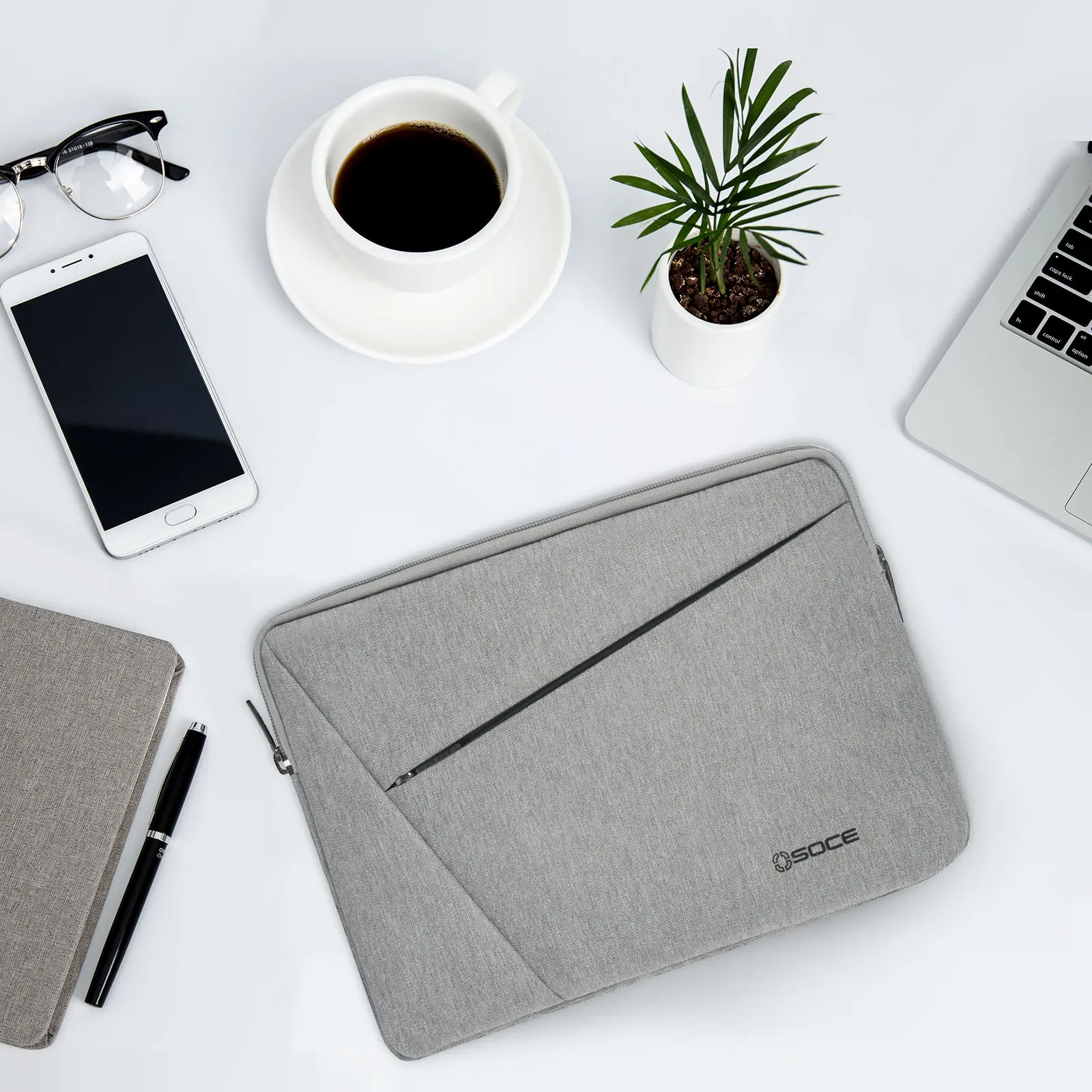 OSOCE S151  Wholesale Tablet 14' Laptop School College Briefcase Portable Case Compatible Computer Business Laptop Sleeve Bag