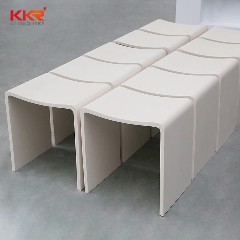 Simple Design Durable Eco-Friendly Constructon Bathroom Accessory Shower Stools