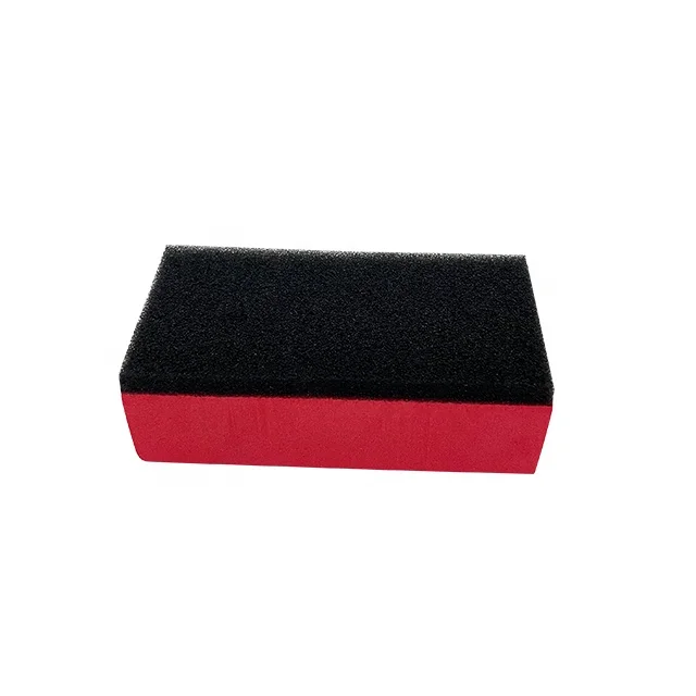 80*40*25mm Red Square Foam Coating Pads Applicator Sponge Pad For Car Care Wash Polishing Cleaning Waxing Polishers