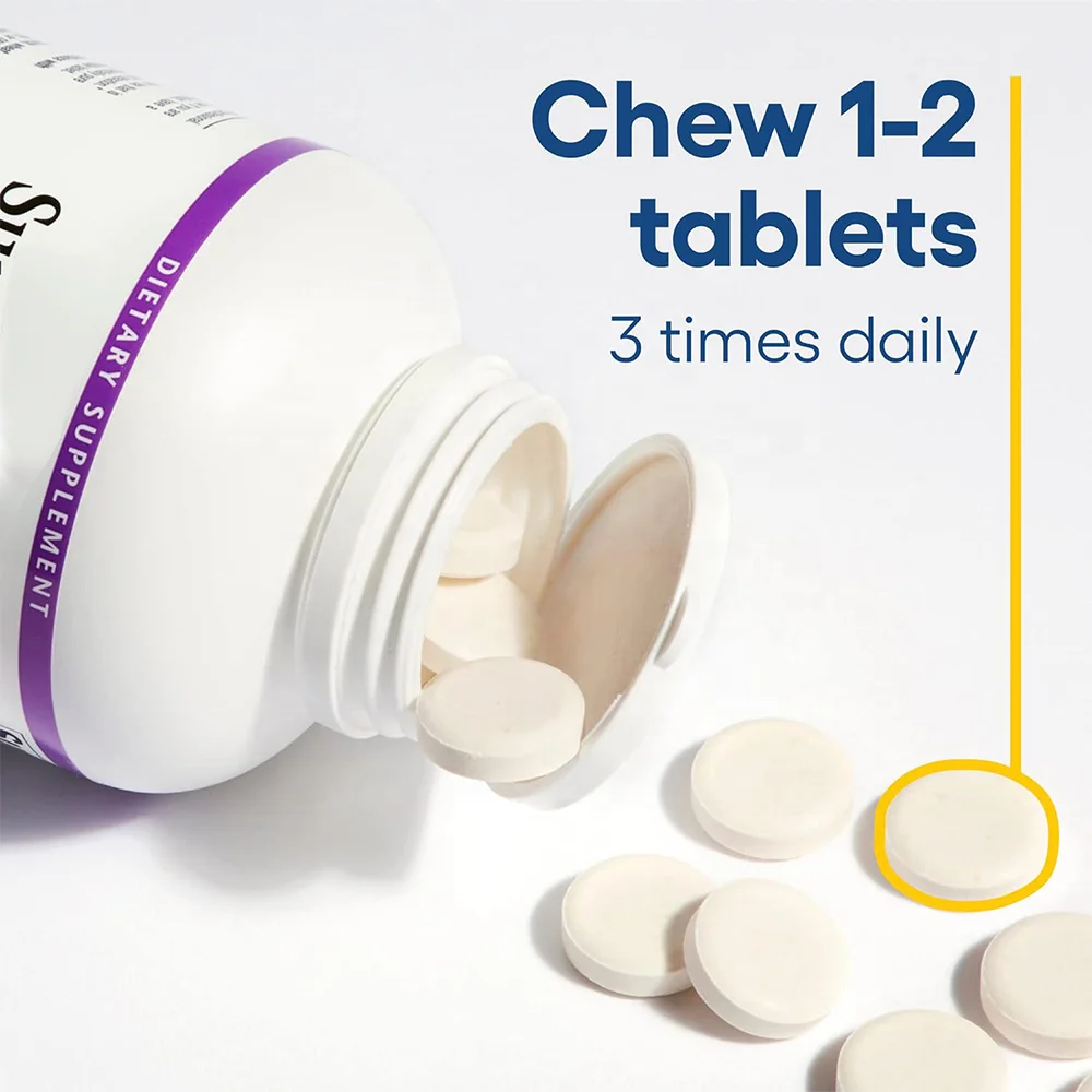 OEM Suntheanine L-Theanine 100 мг поддержка стресса для душевного спокойствия здоровья вкус тропических фруктов 60 таблеток