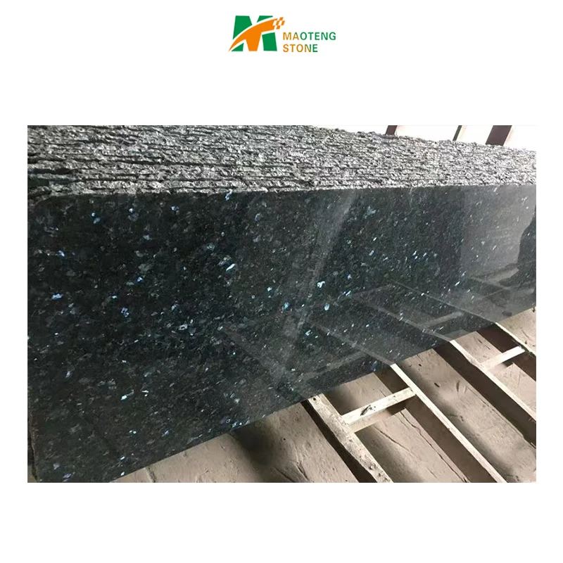 Modern Slab Granite Stone Galaxy Emerald Pearl Green for Countertop