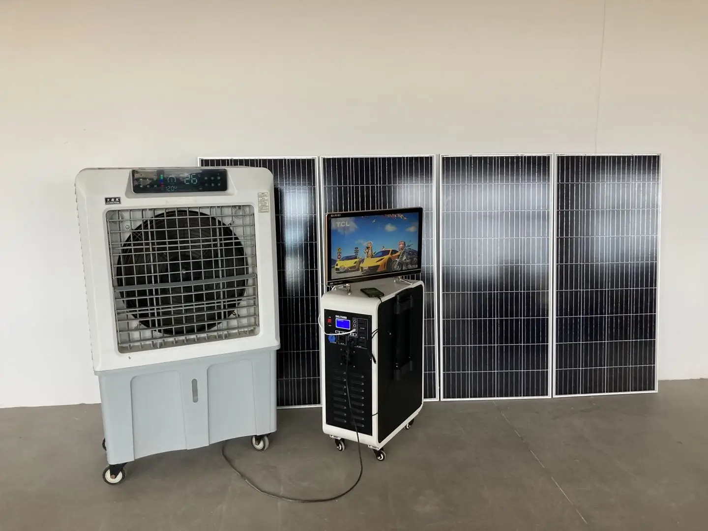 directly factory price push hand solar portable power station 4000w 5000w off-grid solar power system 4kw 5kw home generator