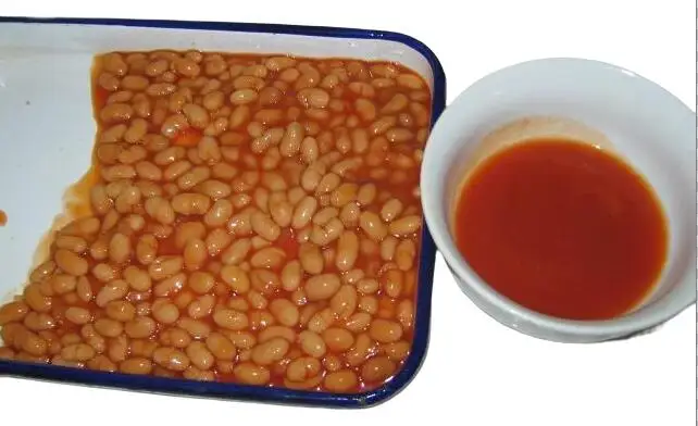 Canned Baked beans in tomato sauce with high quality