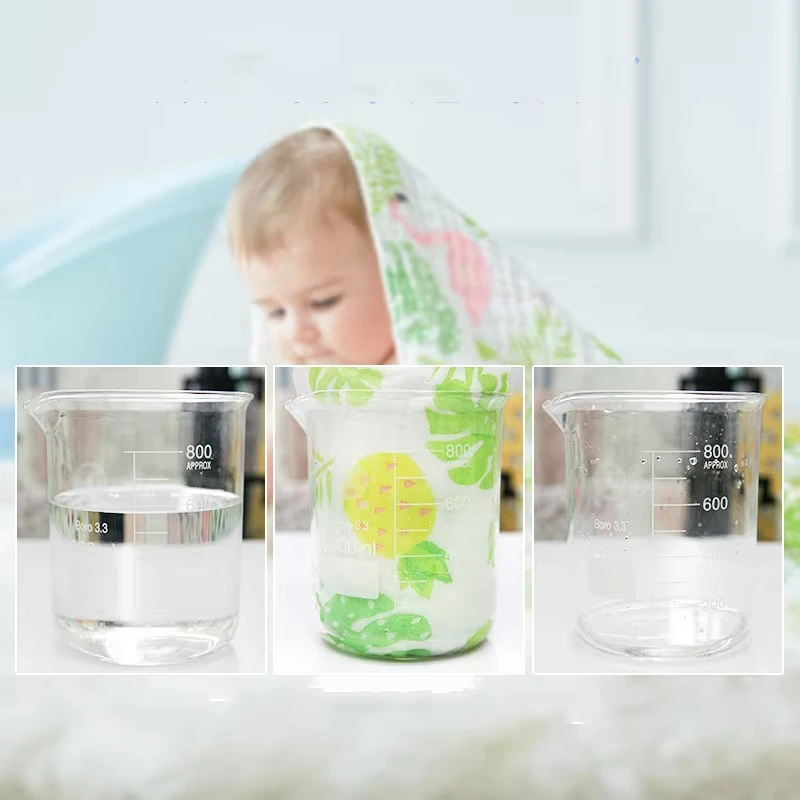 Muslin Tree Strong Water Absorption Cartoon Printed Bath Towel Newborn Warp Bath Towel