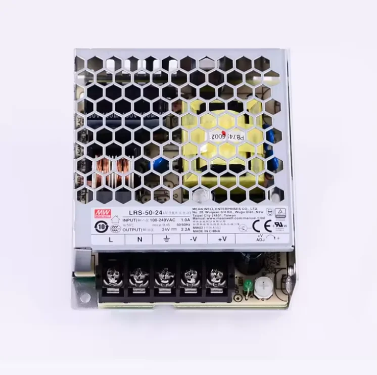 Натуральная Meanwell LRS-50-24 24 В 50 Вт светодиодный импульсный источник питания