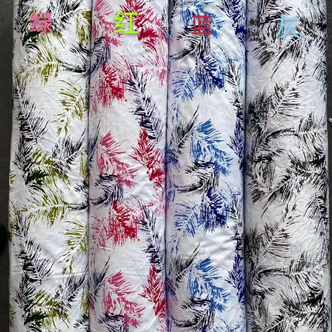 100%polyester printed fabrics for skirts animal print fabrics