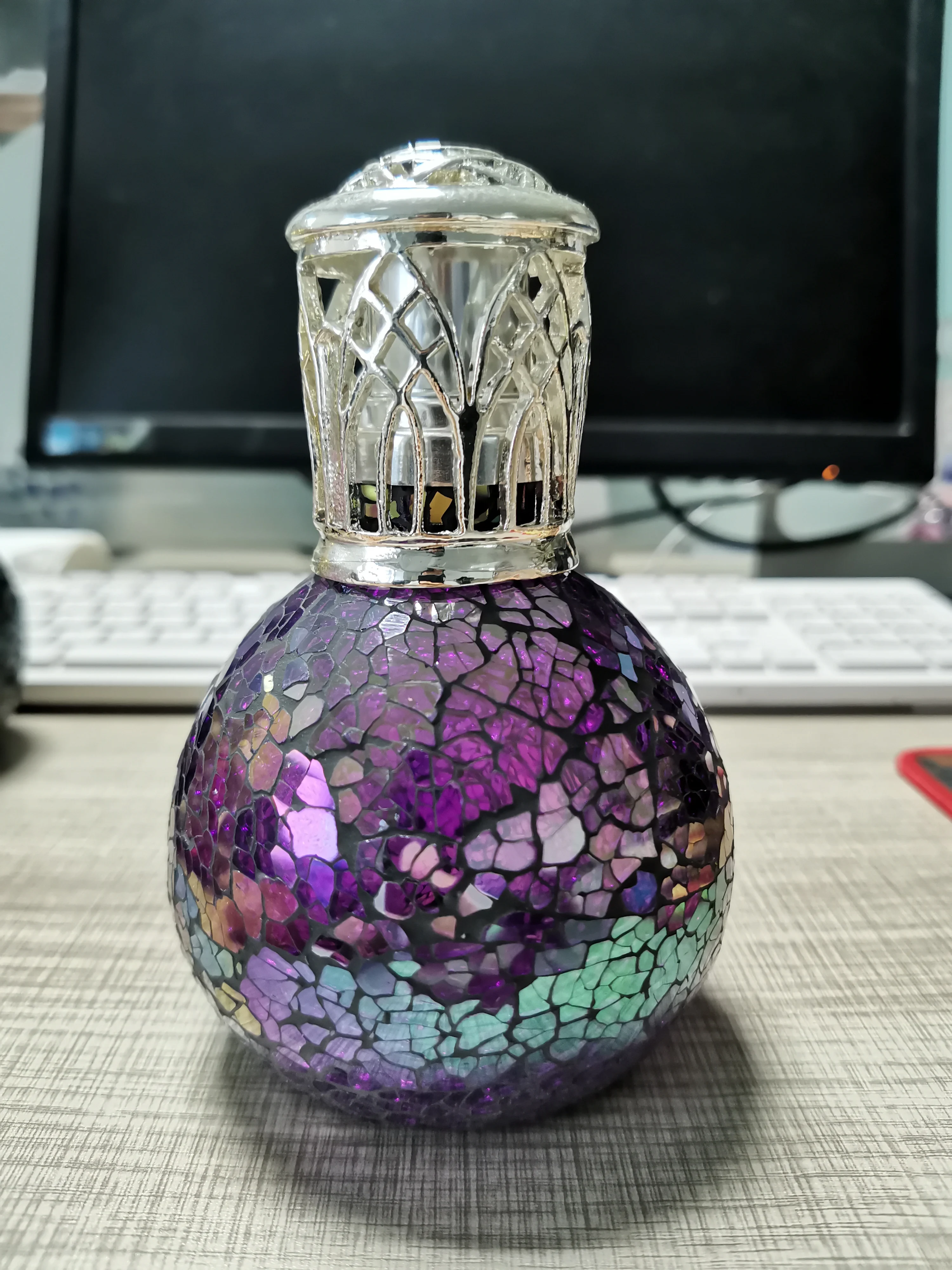 catalytic fragrance lamp made of mosaic , aroma oil lamp ,diffusion lamp -6