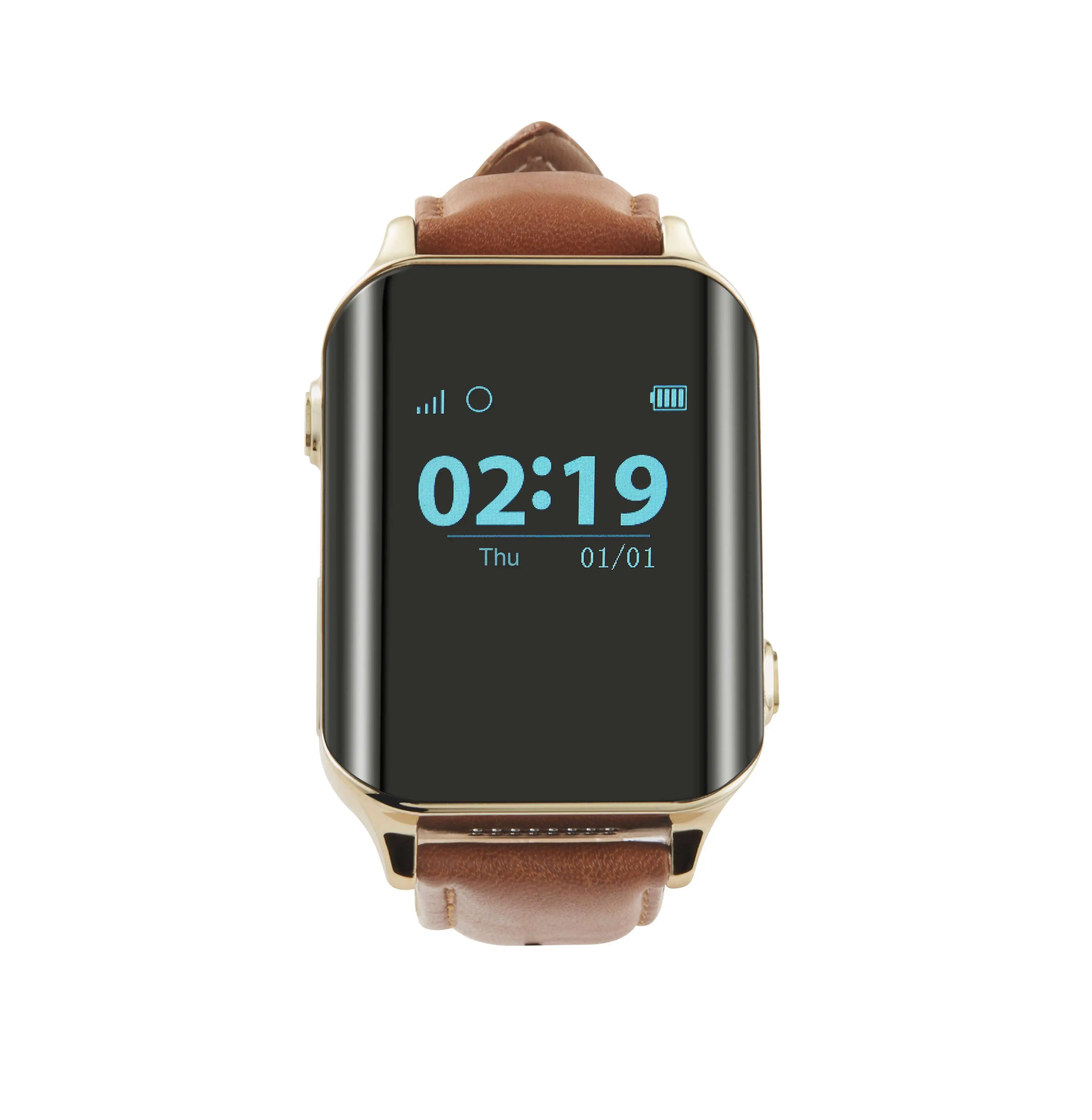 Heart rate monitoring gps watch tracking bracelet for elderly with GPS/ Beidou/ WIFI/ LBS multi location function