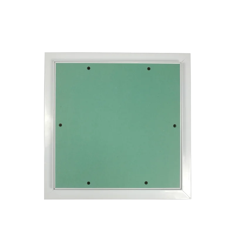 Ceiling access panel drywall panel spring loaded and spring hinge