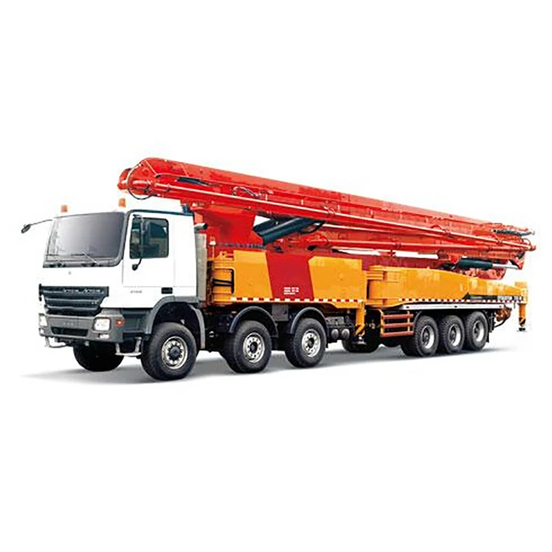 SYG5502THB 620C-10 Brand New  56m Concrete Boom Pump Truck 160m3/h Output Mounted Concrete Placing Boom Pump Micro HV Pump Truck