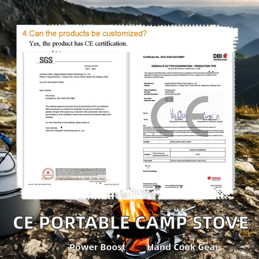 CE сертифицированная система приготовления пищи для кемпинга совместимая модульная с модульной алюминиевой металлической плитой совместимой газовым бутановым топливом
