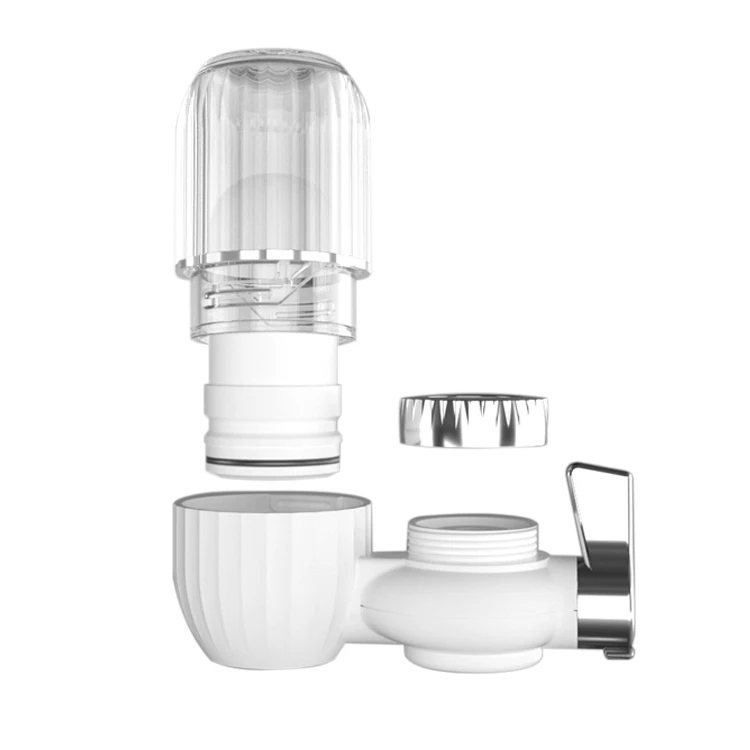 
Faucet Water Filter Vertical Faucet Mount Drinking Tap Water Filter 100% Organic Granular Activated Carbon filter 