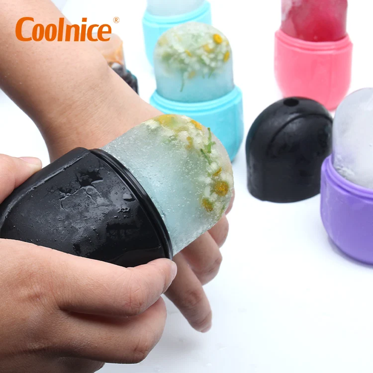 Coolnice  Improve Fine Eye Lines Silicone  Ice Mold  Skin  Facial Massager Ice Facial  Roller tool Ice Globes