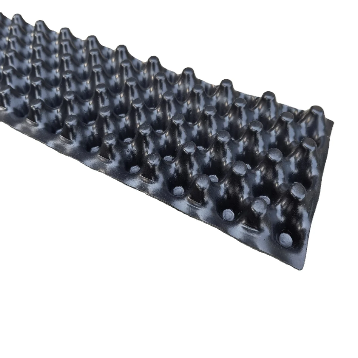 HDPE double side applications for sports filed budilding foundation  plastic drainage board green roof  dimple strip sheet