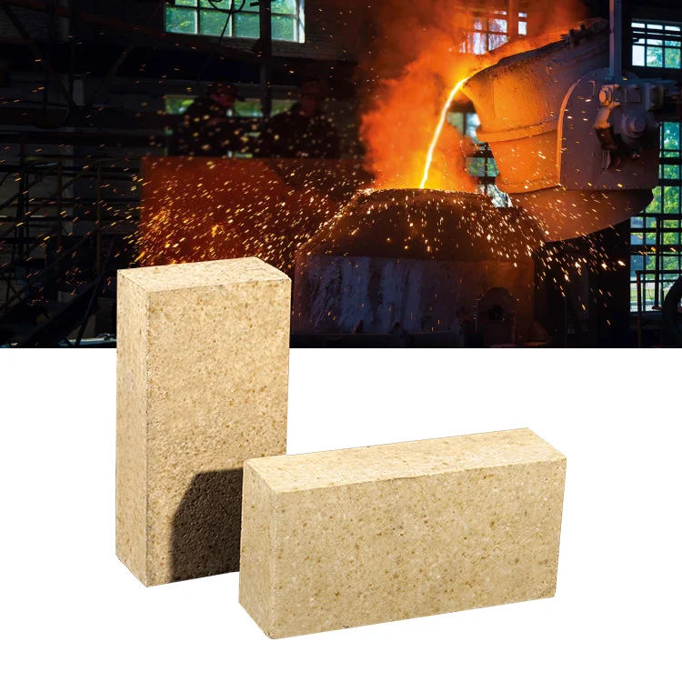 Melting Furnace 1700C High Alumina Fire Bricks 70 % Al2O3 Refractory brick for steel foundry