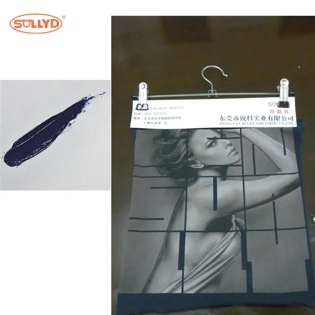 SOLLYD manufacture Super White Plastisol Ink for Screen printing ink on garments T-shirts polyester fabric printing oeko-tex