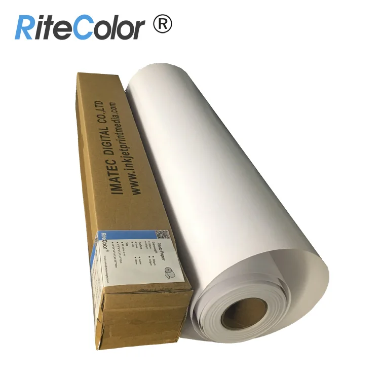 Wide Format 240gsm RC Luster Semi-glossy Inkjet Photo Paper Roll 24 inch