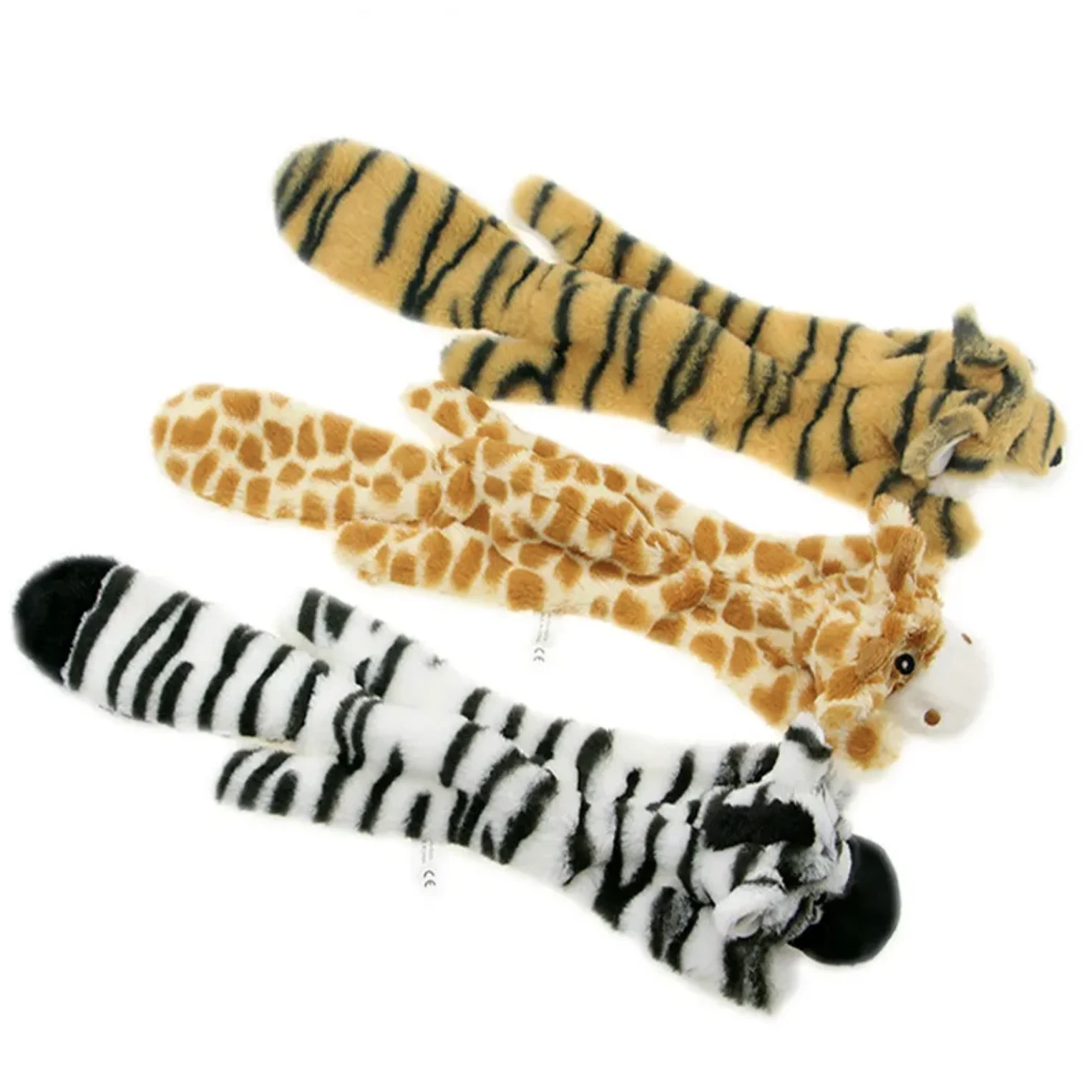 No Stuffing Dog Toys Luxury Plush Dog Squeaky Toys Dogs Plush Cute Animals Natural Puppy Toys juguetes para animales