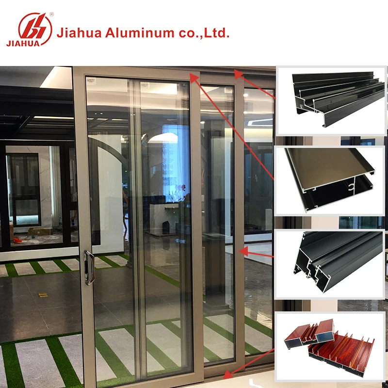European Africa Structure Buildings Material Aluminum Profiles for Door and Window