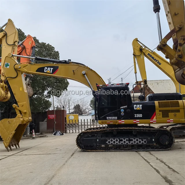 Практически новый японский подержанный экскаватор CAT336D гусеничный низкая цена для продажи
