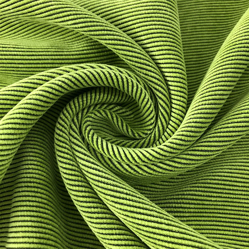 
high quality woven 16W Cationic corduroy fabric for garment 