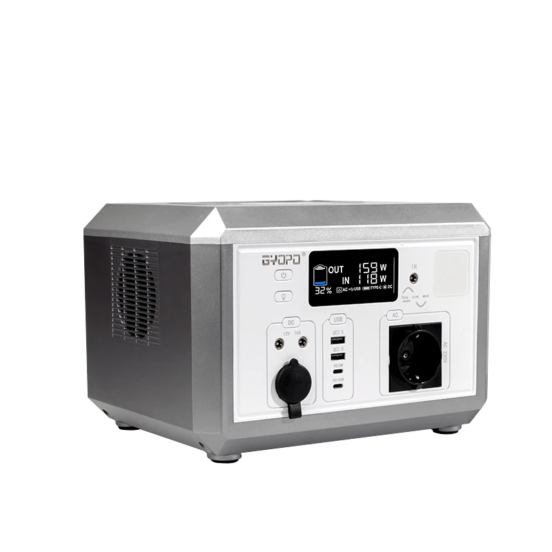 Gyopo 30Ah Portable Outdoor Energy Storage Solar Power Station 230V Pure Sine Wave Inverter solar Generator