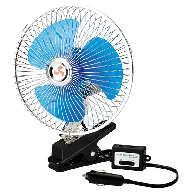 Hot Sales Universal Electric 8 Inch 12V Oscillating Car Fan