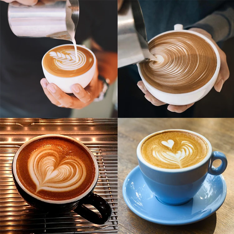 Coffee Tools Espresso Steaming Frothing Milk Pitcher Stainless Steel 150ml 350ml 600ml Pitcher for Milk