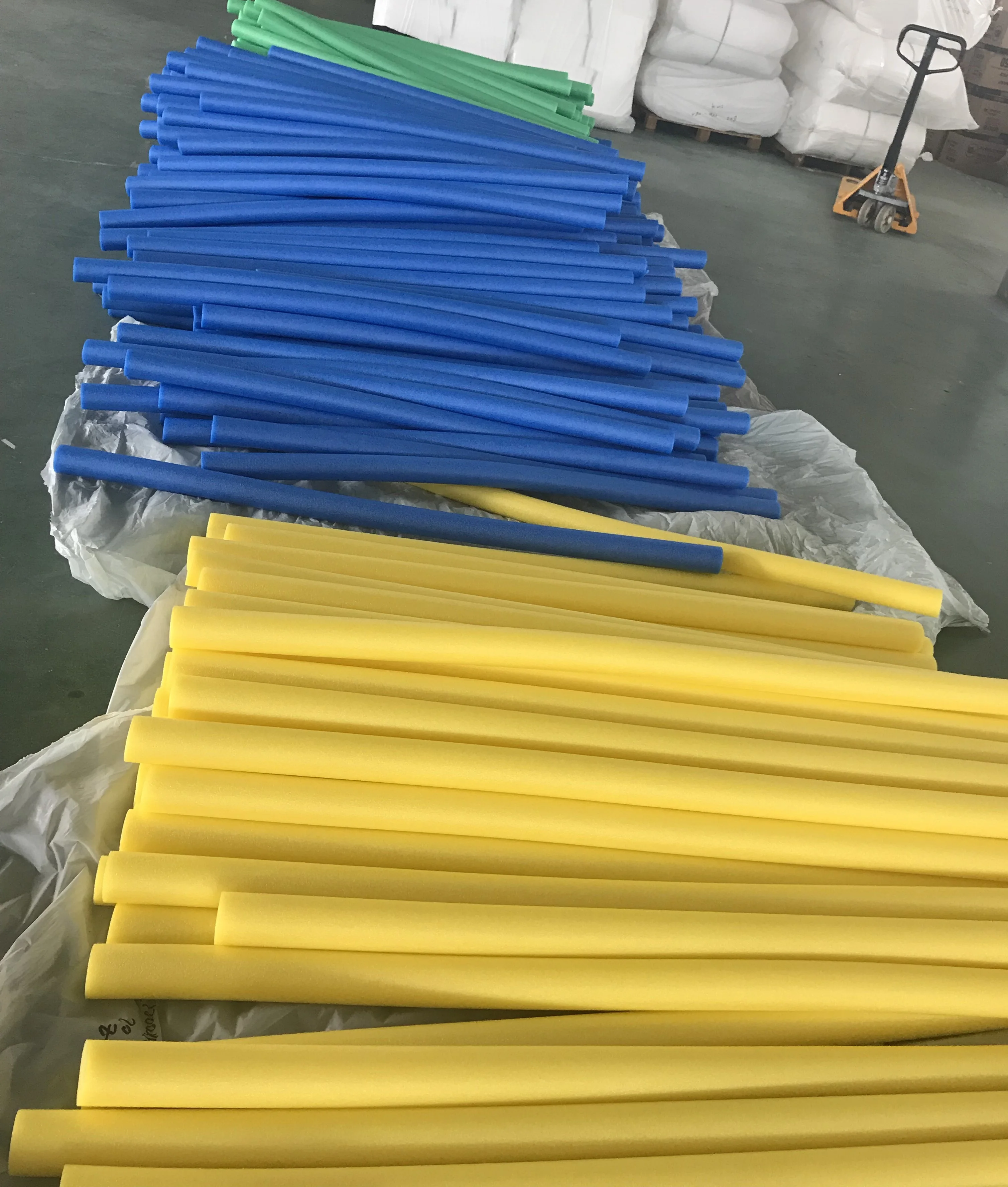 swimming noodle EPE soft floating foam solid water noodle EVA cylinder pool noodles