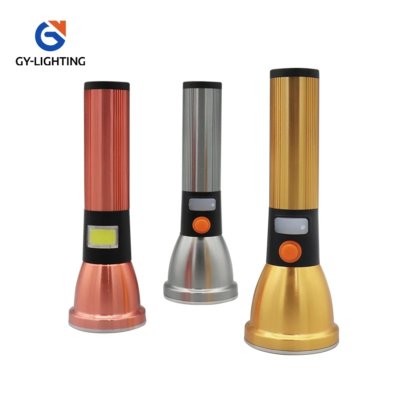 Manufacturer direct selling ultra long life USB charging port flashlight for police