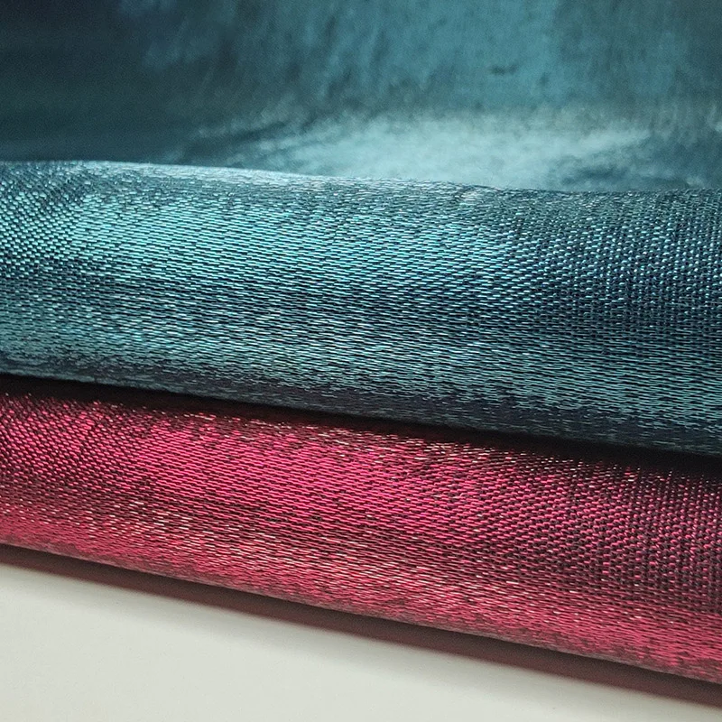 Оптовая продажа Роскошная ткань с металлическим люрексом утолщенная парчовая Яркая модная для платья блестящая хлопковая нейлоновая