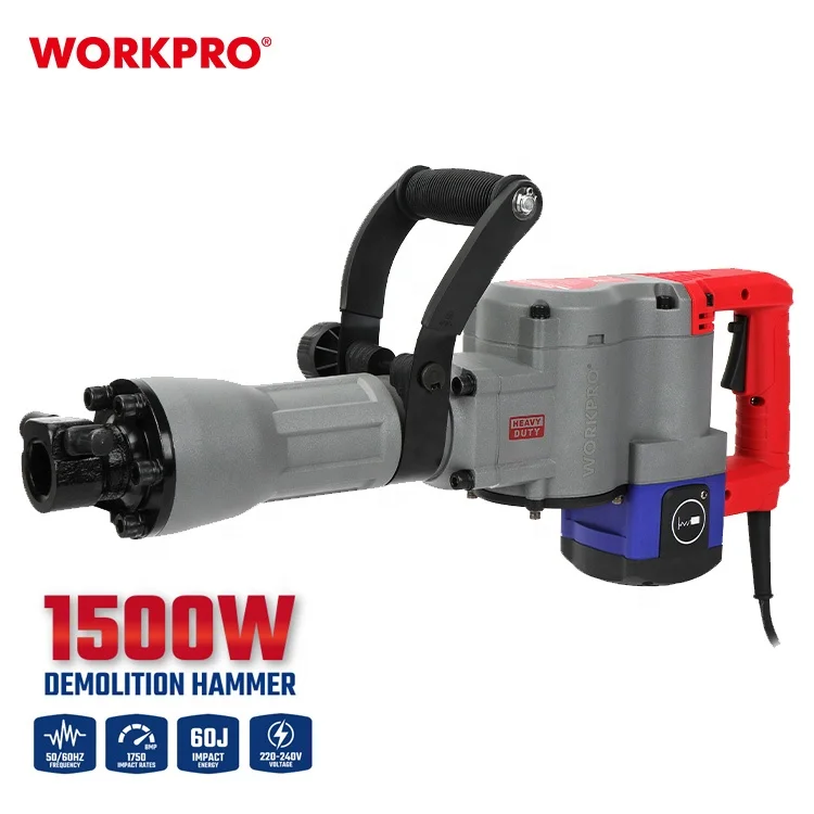 Промышленный молоток для сноса WORKPRO 1500 Вт 60J