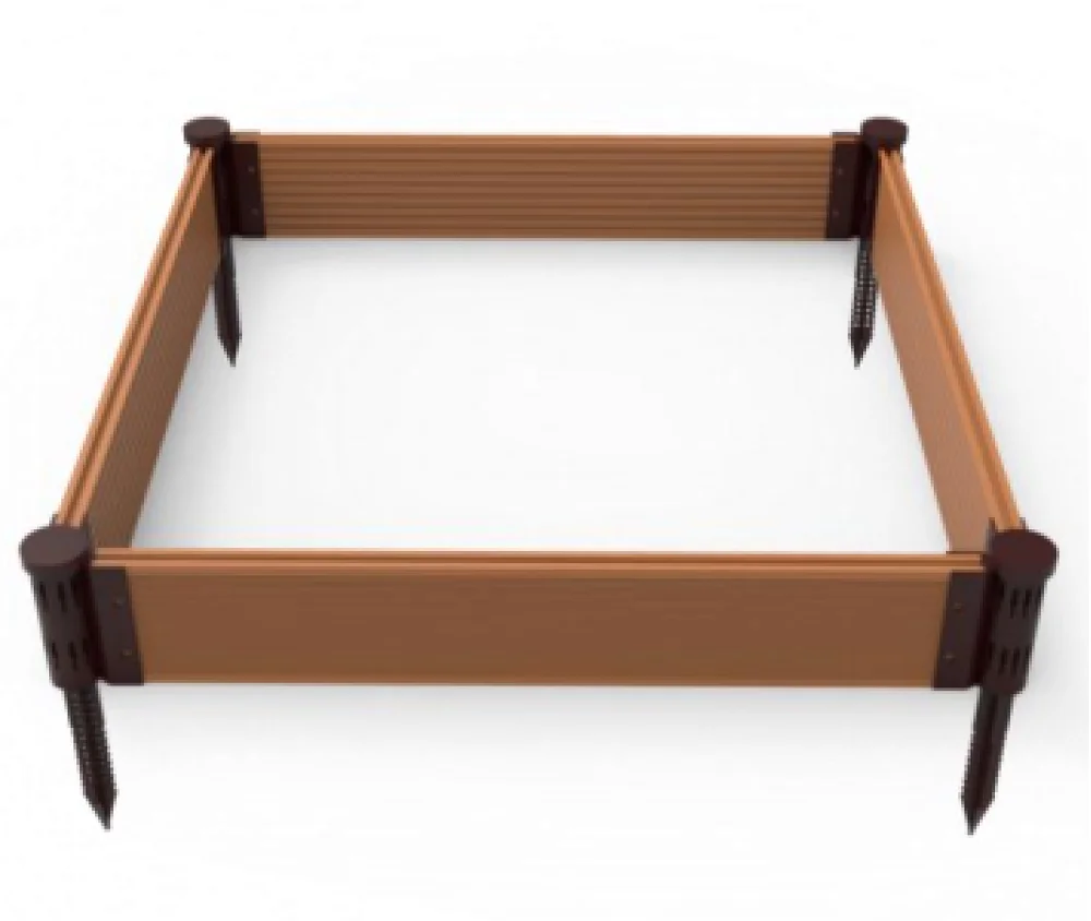 Wood Raised Garden Bed Flower Vegetables Seeds Planter Kit Elevated Planters Box